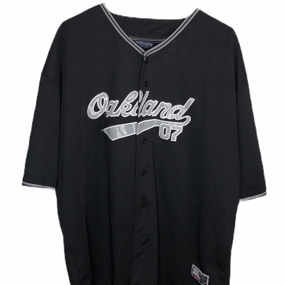 Renegade Oakland Button Up Baseball Jersey